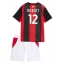 AC Milan Adrien Rabiot #12 Thuis tenue Kids 2026-27 Korte Mouwen (+ broek)