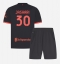 AC Milan Ardon Jashari #30 Derde tenue Kids 2026-27 Korte Mouwen (+ broek)