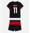 AC Milan Christian Pulisic #11 Thuis tenue Kids 2025-26 Korte Mouwen (+ broek)