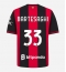 AC Milan Davide Bartesaghi #33 Thuis tenue 2026-27 Korte Mouwen