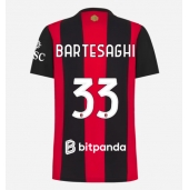 AC Milan Davide Bartesaghi #33 Thuis tenue Dames 2026-27 Korte Mouwen