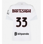 AC Milan Davide Bartesaghi #33 Uit tenue Dames 2026-27 Korte Mouwen