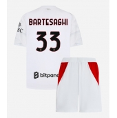 AC Milan Davide Bartesaghi #33 Uit tenue Kids 2026-27 Korte Mouwen (+ broek)