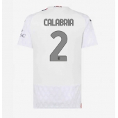 AC Milan Davide Calabria #2 Uit tenue Dames 2023-24 Korte Mouwen