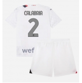 AC Milan Davide Calabria #2 Uit tenue Kids 2023-24 Korte Mouwen (+ broek)
