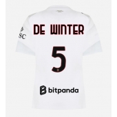 AC Milan Koni De Winter #5 Uit tenue Dames 2026-27 Korte Mouwen