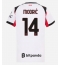 AC Milan Luka Modric #14 Uit tenue Dames 2025-26 Korte Mouwen
