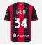 AC Milan Mario Gila #34 Thuis tenue 2026-27 Korte Mouwen