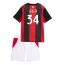 AC Milan Mario Gila #34 Thuis tenue Kids 2026-27 Korte Mouwen (+ broek)