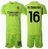 AC Milan Mike Maignan #16 Keeper Derde tenue Kids 2024-25 Korte Mouwen (+ broek)