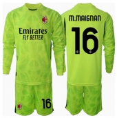 AC Milan Mike Maignan #16 Keeper Derde tenue Kids 2024-25 Lange Mouwen (+ broek)