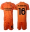 AC Milan Mike Maignan #16 Keeper Uit tenue Kids 2024-25 Korte Mouwen (+ broek)