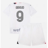 AC Milan Olivier Giroud #9 Uit tenue Kids 2023-24 Korte Mouwen (+ broek)