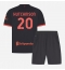 AC Milan Omari Hutchinson #20 Derde tenue Kids 2026-27 Korte Mouwen (+ broek)