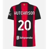 AC Milan Omari Hutchinson #20 Thuis tenue Dames 2026-27 Korte Mouwen