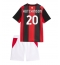AC Milan Omari Hutchinson #20 Thuis tenue Kids 2026-27 Korte Mouwen (+ broek)