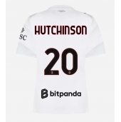 AC Milan Omari Hutchinson #20 Uit tenue Dames 2026-27 Korte Mouwen