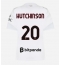 AC Milan Omari Hutchinson #20 Uit tenue Dames 2026-27 Korte Mouwen