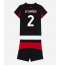 AC Milan Pervis Estupinan #2 Thuis tenue Kids 2025-26 Korte Mouwen (+ broek)