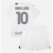 AC Milan Rafael Leao #10 Uit tenue Kids 2023-24 Korte Mouwen (+ broek)