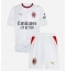 AC Milan Rafael Leao #10 Uit tenue Kids 2026-27 Korte Mouwen (+ broek)