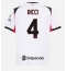 AC Milan Samuele Ricci #4 Uit tenue 2025-26 Korte Mouwen