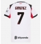AC Milan Santiago Gimenez #7 Uit tenue Dames 2025-26 Korte Mouwen