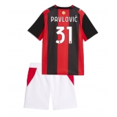 AC Milan Strahinja Pavlovic #31 Thuis tenue Kids 2026-27 Korte Mouwen (+ broek)
