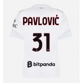 AC Milan Strahinja Pavlovic #31 Uit tenue Dames 2026-27 Korte Mouwen