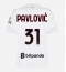 AC Milan Strahinja Pavlovic #31 Uit tenue Dames 2026-27 Korte Mouwen