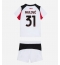 AC Milan Strahinja Pavlovic #31 Uit tenue Kids 2025-26 Korte Mouwen (+ broek)