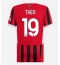 AC Milan Theo Hernandez #19 Thuis tenue Dames 2024-25 Korte Mouwen