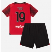 AC Milan Theo Hernandez #19 Thuis tenue Kids 2023-24 Korte Mouwen (+ broek)