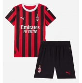 AC Milan Thuis tenue Kids 2024-25 Korte Mouwen (+ broek)