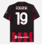 AC Milan Youssouf Fofana #19 Thuis tenue 2025-26 Korte Mouwen