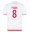 AS Monaco Paul Pogba #8 Thuis tenue 2025-26 Korte Mouwen