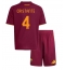AS Roma Bryan Cristante #4 Thuis tenue Kids 2025-26 Korte Mouwen (+ broek)