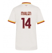 AS Roma Donyell Malen #14 Uit tenue Dames 2026-27 Korte Mouwen