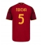 AS Roma Evan Ndicka #5 Thuis tenue 2026-27 Korte Mouwen