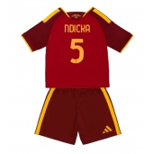 AS Roma Evan Ndicka #5 Thuis tenue Kids 2026-27 Korte Mouwen (+ broek)