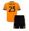 AS Roma Gianluca Mancini #23 Uit tenue Kids 2025-26 Korte Mouwen (+ broek)