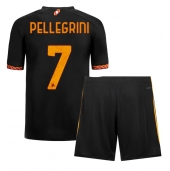 AS Roma Lorenzo Pellegrini #7 Derde tenue Kids 2023-24 Korte Mouwen (+ broek)