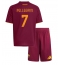 AS Roma Lorenzo Pellegrini #7 Thuis tenue Kids 2025-26 Korte Mouwen (+ broek)