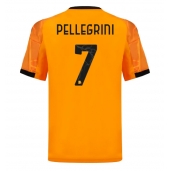 AS Roma Lorenzo Pellegrini #7 Uit tenue 2025-26 Korte Mouwen