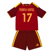 AS Roma Manu Kone #17 Thuis tenue Kids 2026-27 Korte Mouwen (+ broek)
