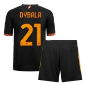 AS Roma Paulo Dybala #21 Derde tenue Kids 2023-24 Korte Mouwen (+ broek)