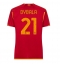 AS Roma Paulo Dybala #21 Thuis tenue Dames 2023-24 Korte Mouwen