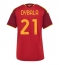 AS Roma Paulo Dybala #21 Thuis tenue Dames 2026-27 Korte Mouwen
