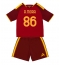 AS Roma Rodrigo Mora #86 Thuis tenue Kids 2026-27 Korte Mouwen (+ broek)