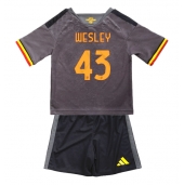AS Roma Wesley Franca #43 Derde tenue Kids 2026-27 Korte Mouwen (+ broek)